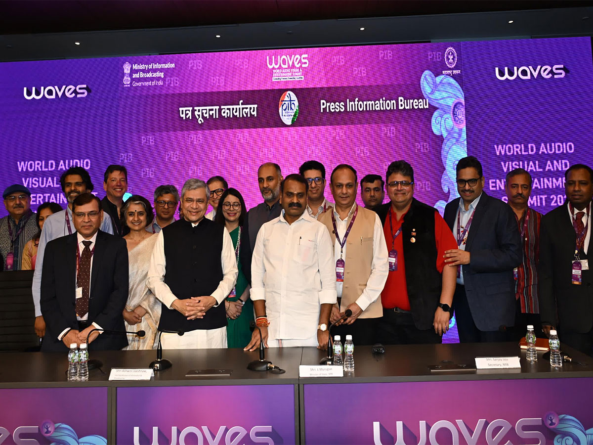 Information and Broadcasting Minister Ashwini Vaishnaw and MoS in the Ministry Dr L Murugan. (Photo: Press Note PIB)