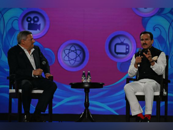 Netflix CEO Ted Sarandos, Actor Saif Ali Khan at WAVES 2025 (Image Source: PIB)