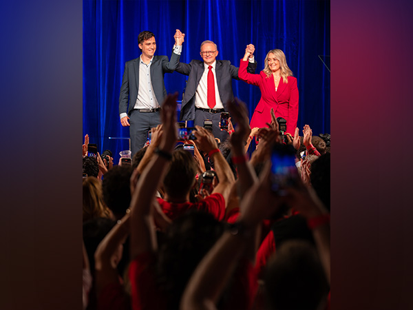 Anthony Albanese after election win (Image: X@AlboMP)