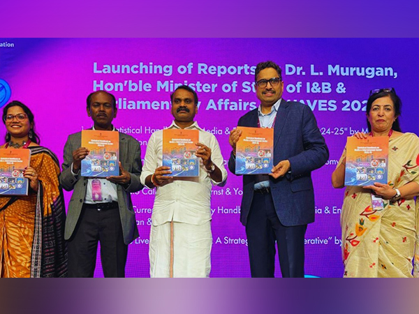 Union Minister of State L Murugan launches White Paper on India’s Live Events Economy (Photo/X@WAVESummitIndia)