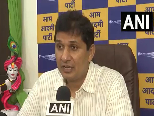 Aam Aadmi Party Delhi President Saurabh Bhardwaj (Photo/ANI)