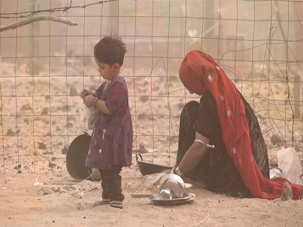 Visuals from the border village (Photo/ANI)