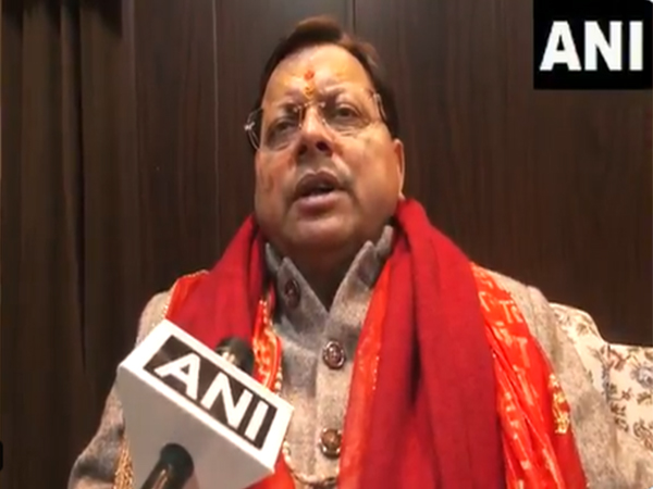 Uttarakhand Chief Minister Pushkar Singh Dhami (Photo/ANI)