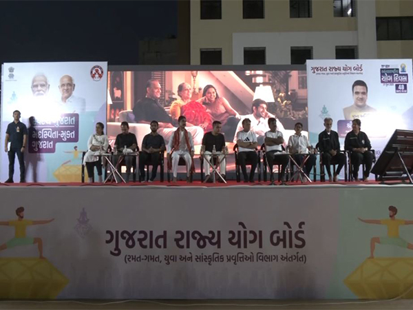 Gujarat govt launches ‘Swasthya Gujarat, Medasvita Mukt Gujarat’ campaign (Photo/ANI)