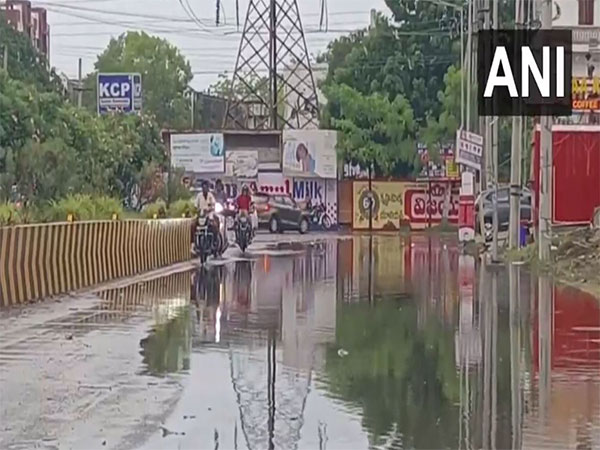 Waterlogged areas in Vijayawada in Andhra Pradesh (Photo/ ANI) 