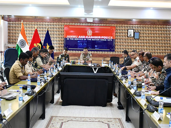 IGP Kashmir chairs joint security review meeting at PCR Kashmir (Photo/Jammu and Kashmir Police)