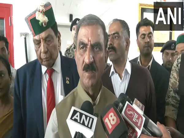 Himachal Pradesh Chief Minister Sukhvinder Singh Sukhu (Photo/ANI)