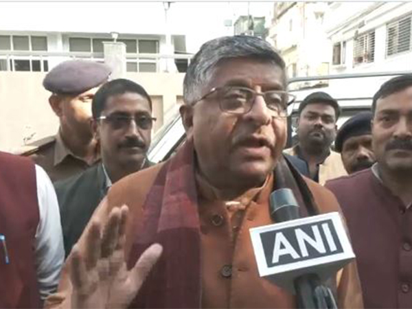 BJP MP Ravi Shankar Prasad (Photo/ANI)
