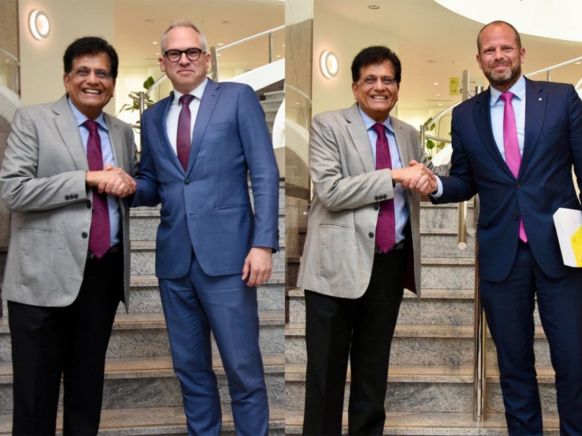 Piyush Goyal meets Belgian Defence Minister, Minister-President of Flanders (Photo/X@PiyushGoyal)
