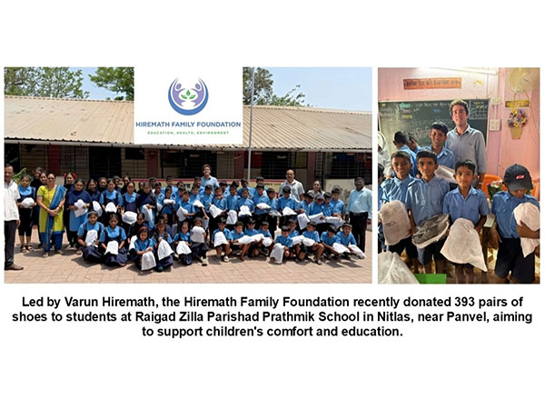 Varun Hiremath Leads Initiative to Donate Footwear to Rural School Children in Maharashtra