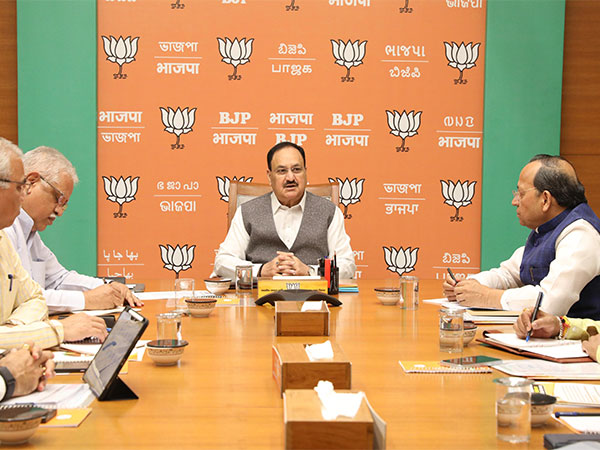 Union Minister and Bharatiya Janata Party National President JP Nadda holds meeting with party general secretaries 