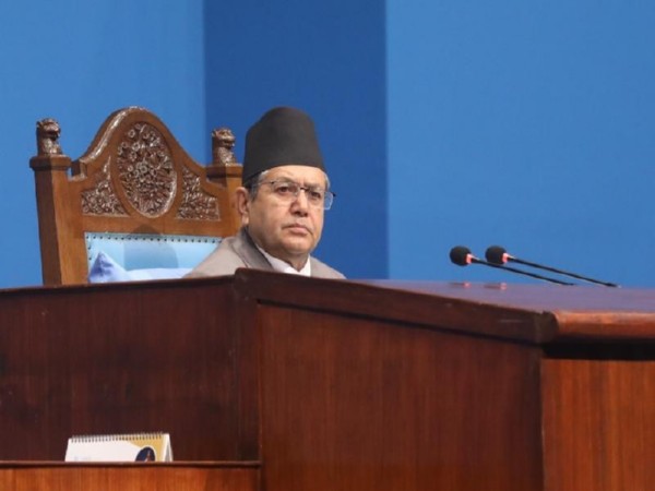 Speaker of House of Representatives Devraj Ghimire chairs the parliamentary meeting (Photo/ANI)