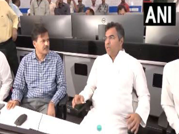 Delhi Minister Parvesh Verma reviews NDMC control room (Photo/ANI)