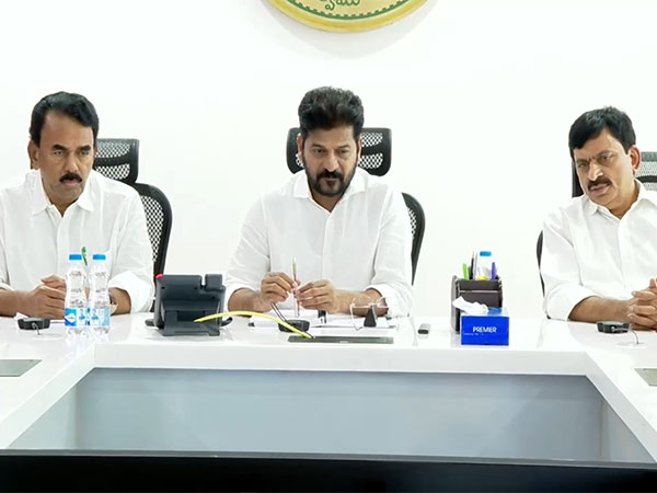 Telangana CM Revanth Reddy reviews Miss World 2025 arrangements (Image source/ANI)