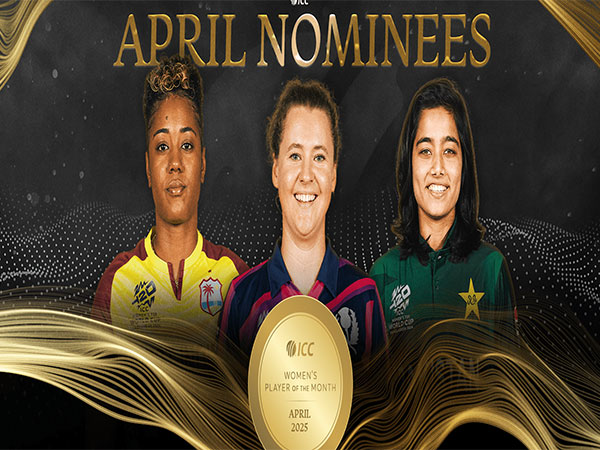Nominees for April Player of the Month (Photo: ICC)