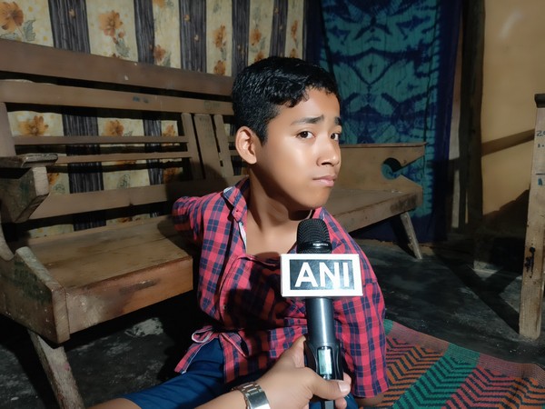 Romeo Hrangkhawl, a differently abled student from Tripura (Photo/ANI)