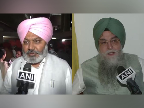 Punjab Finance Minister Harpal Singh Cheema and Legislative Assembly Speaker Kultar Singh Sandhwan (Photo/ANI)