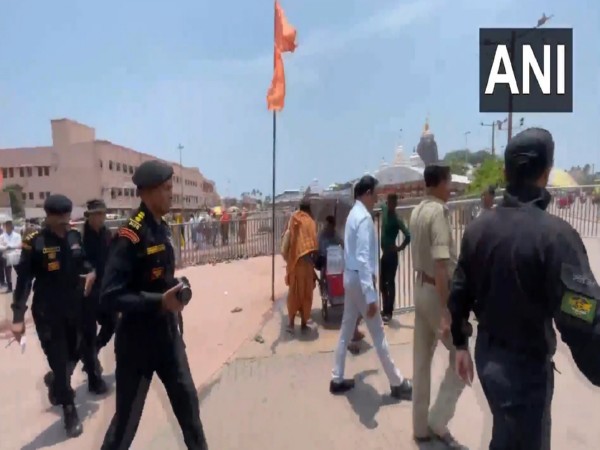NSG Reviews temple security (Photo/ANI)