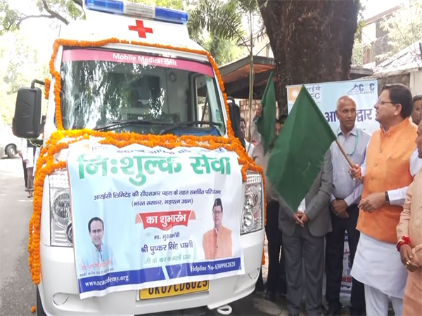 Uttarakhand Chief Minister Pushkar Singh Dhami flags off free service 'Doctor Aapke Dwar' (Photo/ANI)