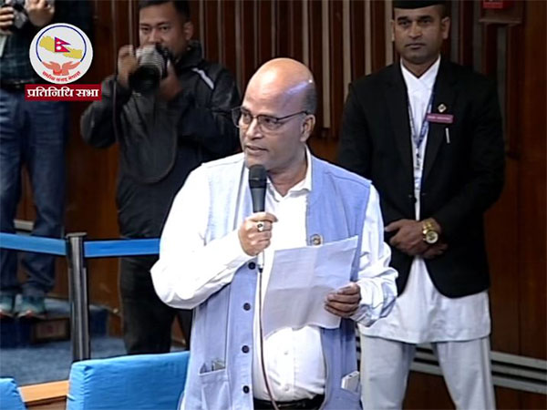 Nepali MP Amresh Kumar Singh (Photo/ANI)