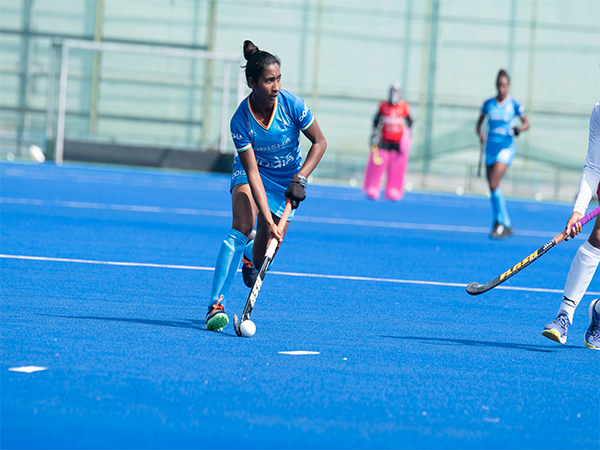 Indian women hockey player Sujata Kujur during practice session (Image: HI)