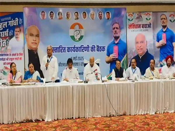 Jharkhand Congress Committee meeting in Jharkhand (Photo/ANI)