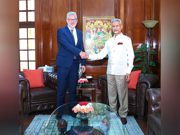 EAM S Jaishankar and Slovenia’s State Secretary Marko Stucin (Photo/@DrSJaishankar)