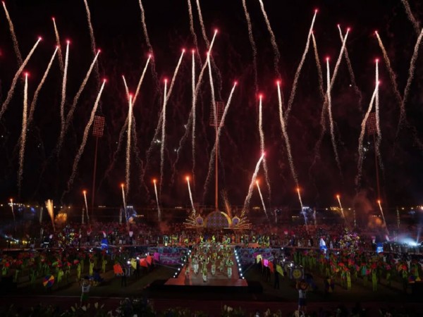 Opening ceremony of Khelo India Youth Games 2025 (Image: SAI media/KKFI)
