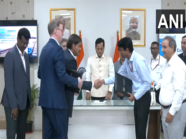 IWAI and MoPSW signed MoU with the global logistics major Rhenus Group (Photo/ANI)