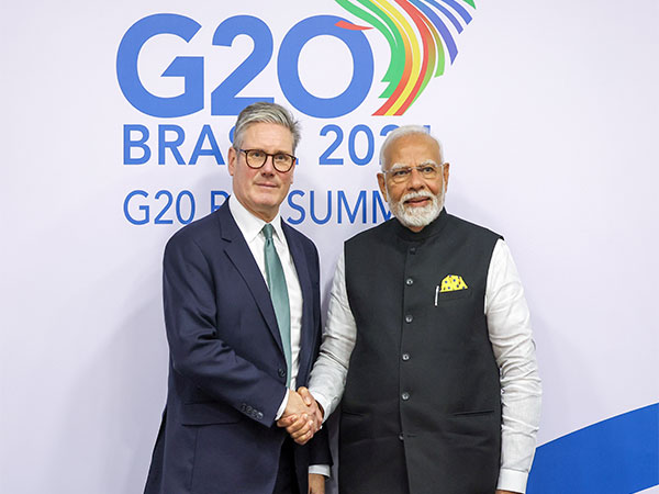 Prime Minister Narendra Modi and United Kingdom Prime Minister Keir Starmer (File photo/ANI)