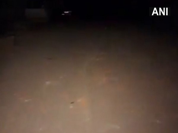 Visuals of heavy exchange of artillery fire at LoC (Photo/ANI))