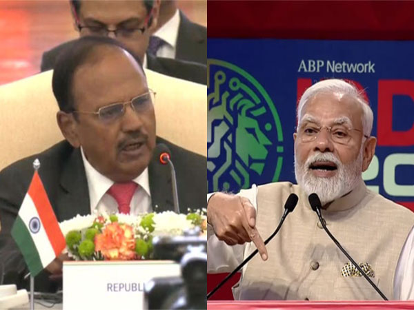 NSA Ajit Doval and PM Narendra Modi (Photo: ANI and BJP/X)
