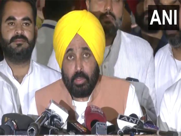Punjab Chief Minister Bhagwant Mann (Photo/ANI)