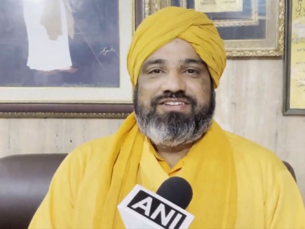 Chairman of the All India Sufi Sajjadanashin Council Syed Naseruddin Chishty. (Photo/ANI)