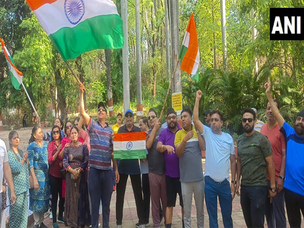 Nagpur locals celebrate Operation Sindoor's successful execution (Photo/ANI) 