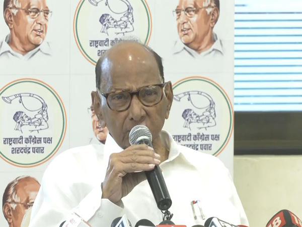 NCP SP chief Sharad Pawar. (File Photo/ANI)
