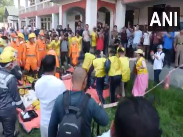 Visual from mock drill in Manipur. (Photo/ANI)
