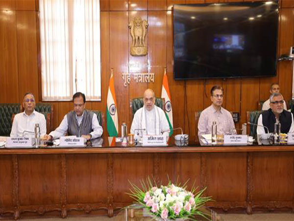 Union Home Minister Amit Shah chairs security review meeting (Photo/ PIB)