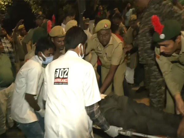 Visual from mock drill in Ayodhya. (Photo/ANI)