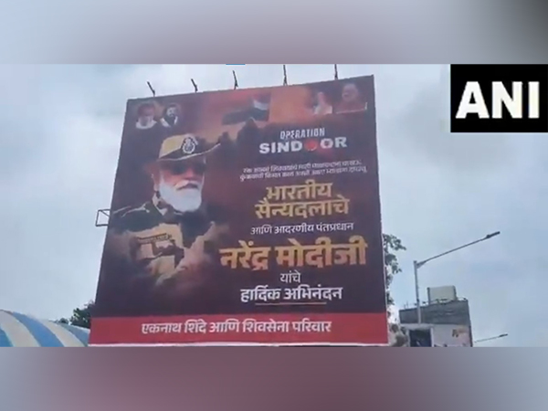 Posters in Mumbai (Photo/ANI)