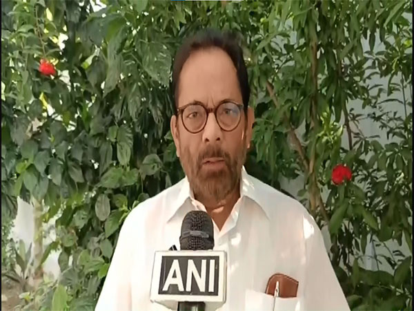BJP leader Mukhtar Abbas Naqvi (Photo/ANI)