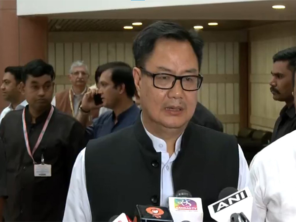 Union Minister Kiren Rijiju (Photo: ANI)