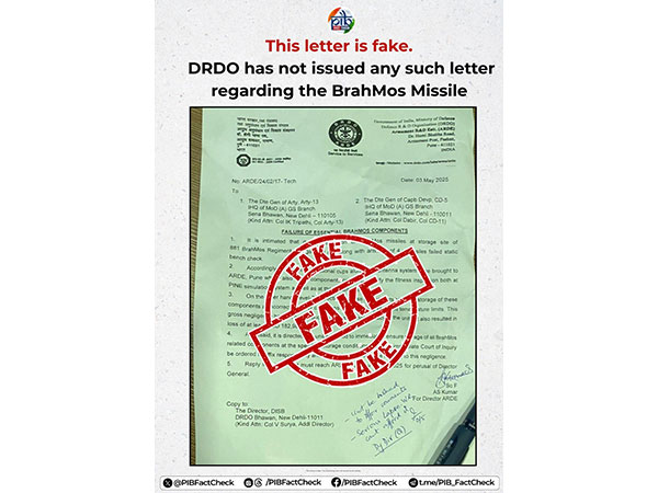 PIB fact-checker debunks fake letter. (Image: X@PIBFactCheck)