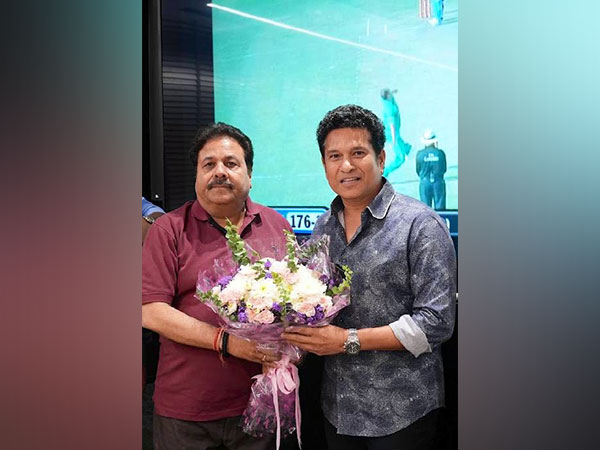 Rajeev Shukla and Sachin Tendulkar (Photo: X/@ShuklaRajiv)