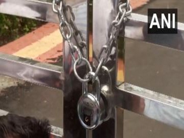 Visuals from outside the BBMB guest house (Photo/ANI)