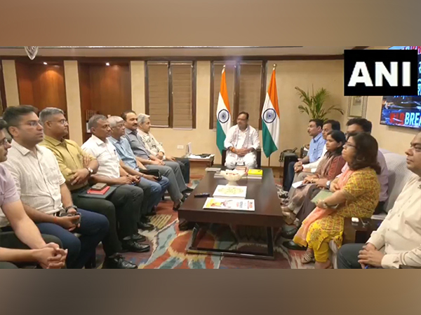 Rajasthan CM Bhajanlal Sharma holds high-level meeting after tensions arise on border (Photo/ANI) 