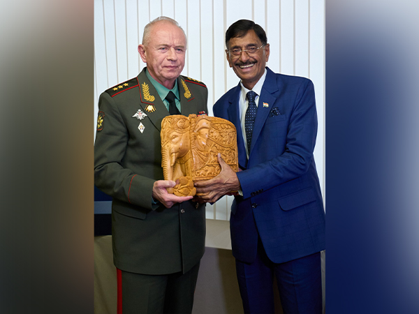 Union Minister of State for Defence Sanjay Seth with Russian official (Image: X@SethSanjayMP)