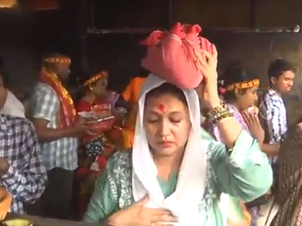  Devotees seek blessings for the Indian Army at the Kamakhya temple in Assam's Guwahati (Photo/ANI) 