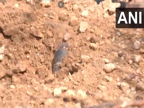 Projectile-like object found in Rajasthan's Jaisalmer (Photo/ANI)
