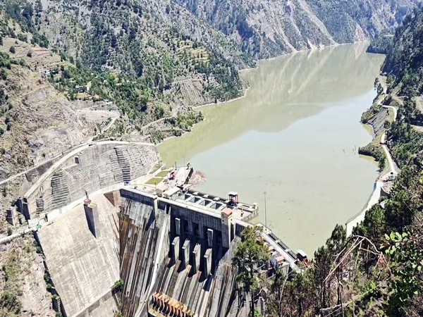  A view of the Baglihar Hydroelectric Power Project built on the Chenab River. (Photo/ANI)